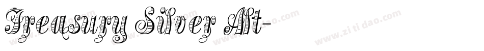 Treasury Silver Alt字体转换